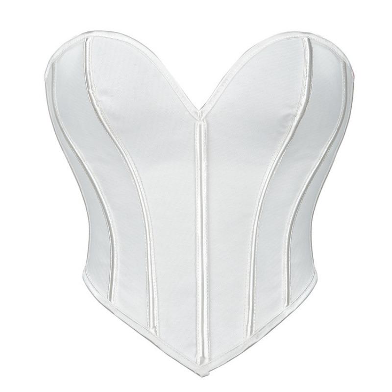 Heart Shaped Strapless Corset Top 13 Bones Waist Cincher