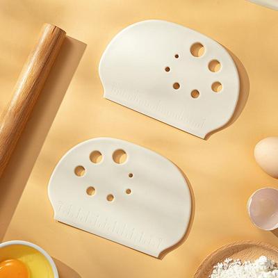 Teigschaber Schüsselschaber Brot Creme Kuchen Pizzaschneider Bankschaber Teigschneider DIY Backen Küche Kochwerkzeuge mit Skala