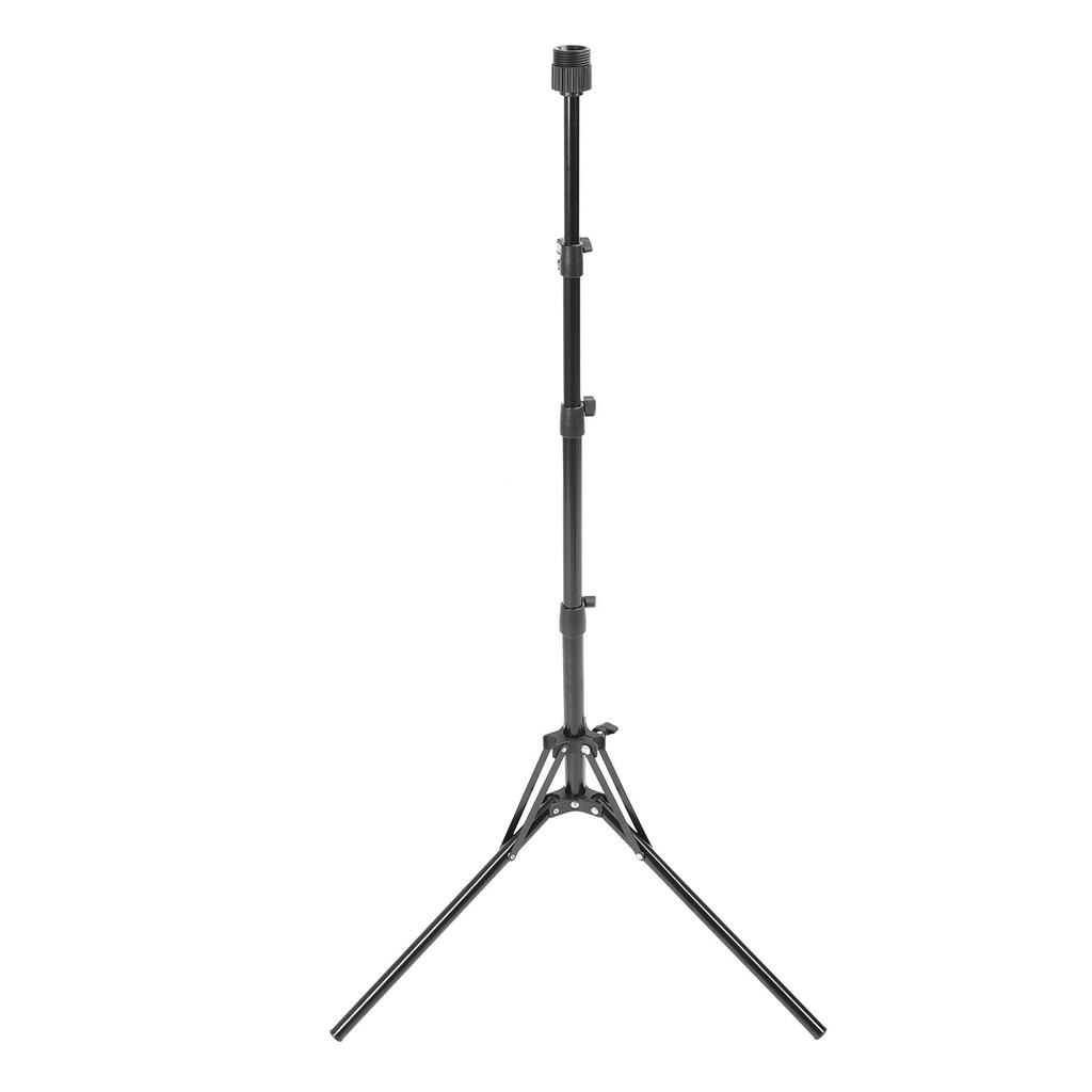 Wig Head Stand Tripod Aluminum Alloy Adjustable Height Portable Mannequin Head Stand Holder for Cosmetology