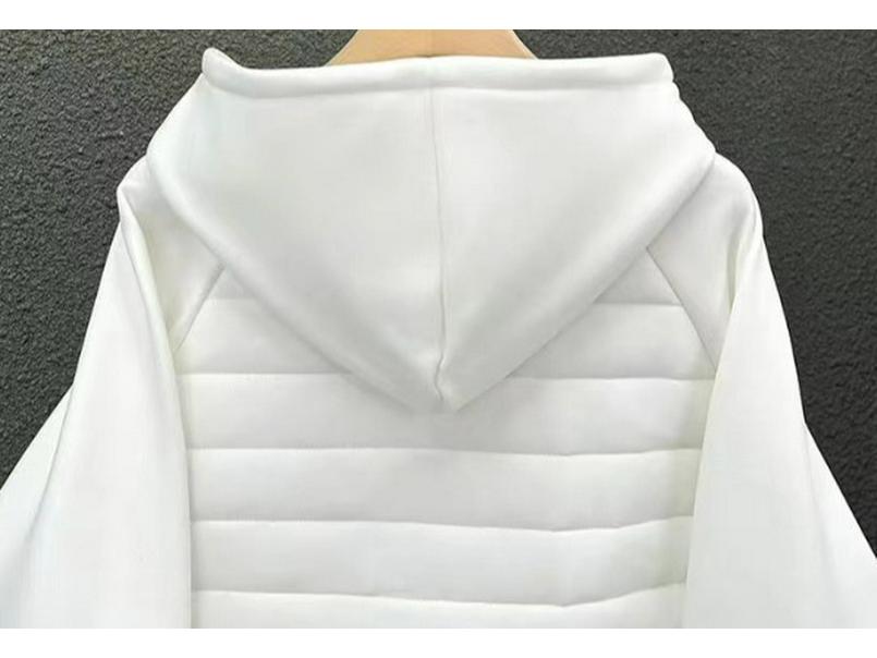 Giacca Casual Leggera Versatile da Uomo con Cappuccio in Cotone con Logo Rotondo USA - Edizione Inverno 2024