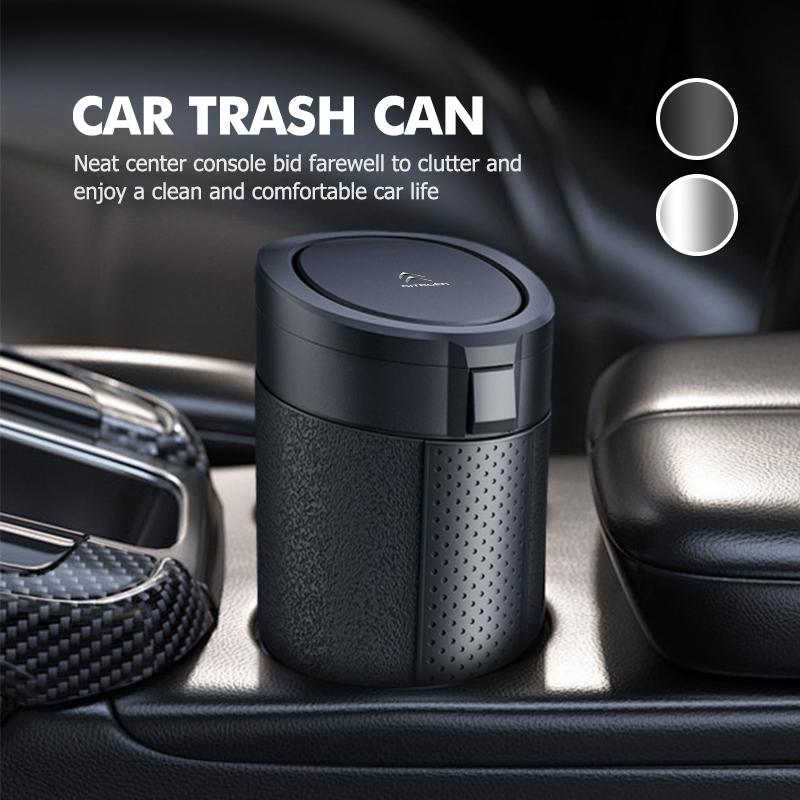 KDXF2 Car Trash Bin Garbage Can Dustbin Waste Rubbish Basket Organizer For Citroen C5 C1 C2 C6 C4L DS3 DS4 DS5 C-Elysee Grand Berlingo