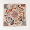Wool Scarf Women'S Spring Summer Foreign Style Fashion Double-Sided Two-Color Shawl Silk Wool Small Square Scarf