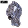 KOPENHAGEN Fur [Excellent Condition] Burgundy Tag with Flower Decoration, Mink Fur Tippet Scarf Blue/BrownUsed
