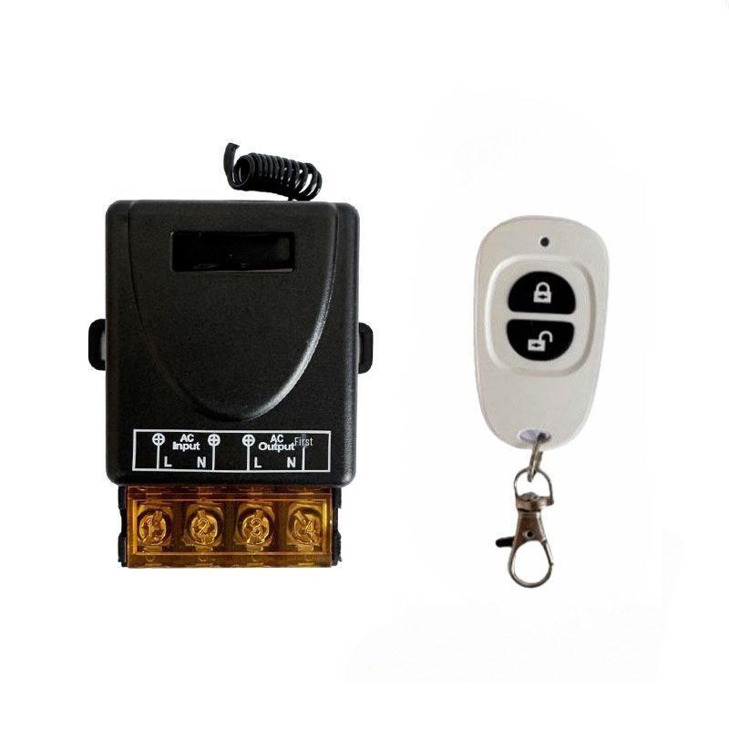 High Power 220V Wireless Remote Control Switch for Water Pumps, Irrigation, Fans, Smoke Extractors, and Sprayers.
