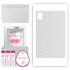 apgo Protective Skin Sticker for the Back Compatible with Honor Pad X8 Pro, Wrap Film, Foil, Vinyl - Pattern Transparent Carbon
