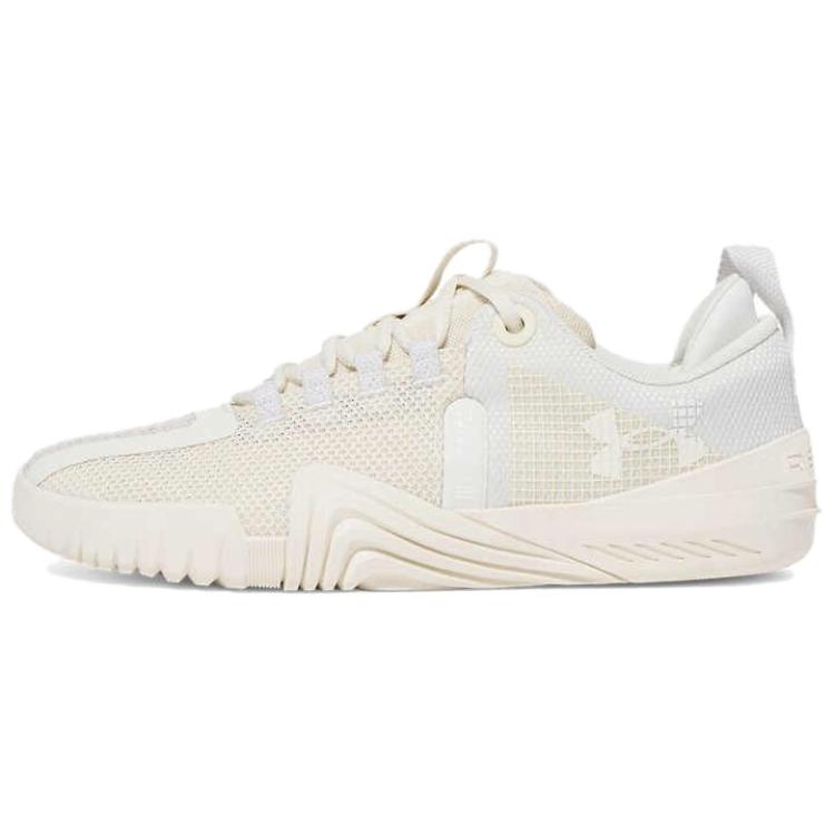 Under Armour TriBase Reign 6 Ivory Dune Men Sneakers Cream White-Quartz White 3027341-142