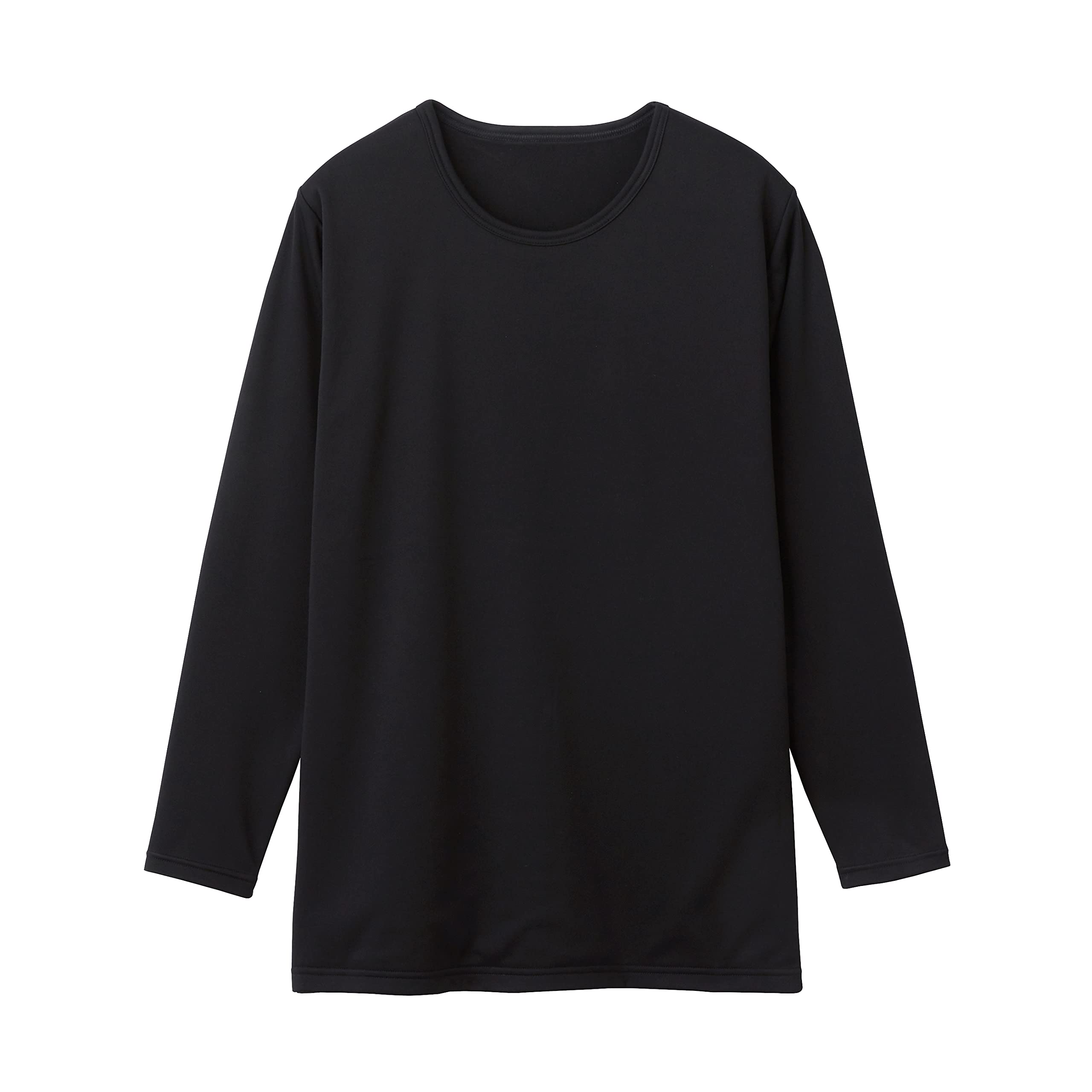 

Gunze YW1808A Windproof Long Crew Neck Inner Size L Size Men s Shirt, Black, (Japanese L) чёрный