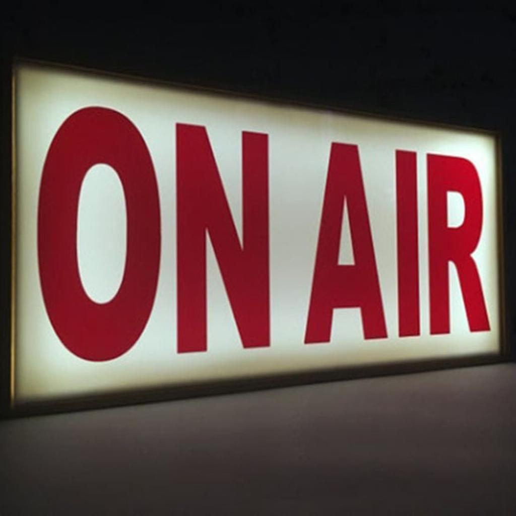 Nachtlicht Beleuchtetes Schild Dimmbar Studio Schild Kino Aufnahme Radio Wanddekoration