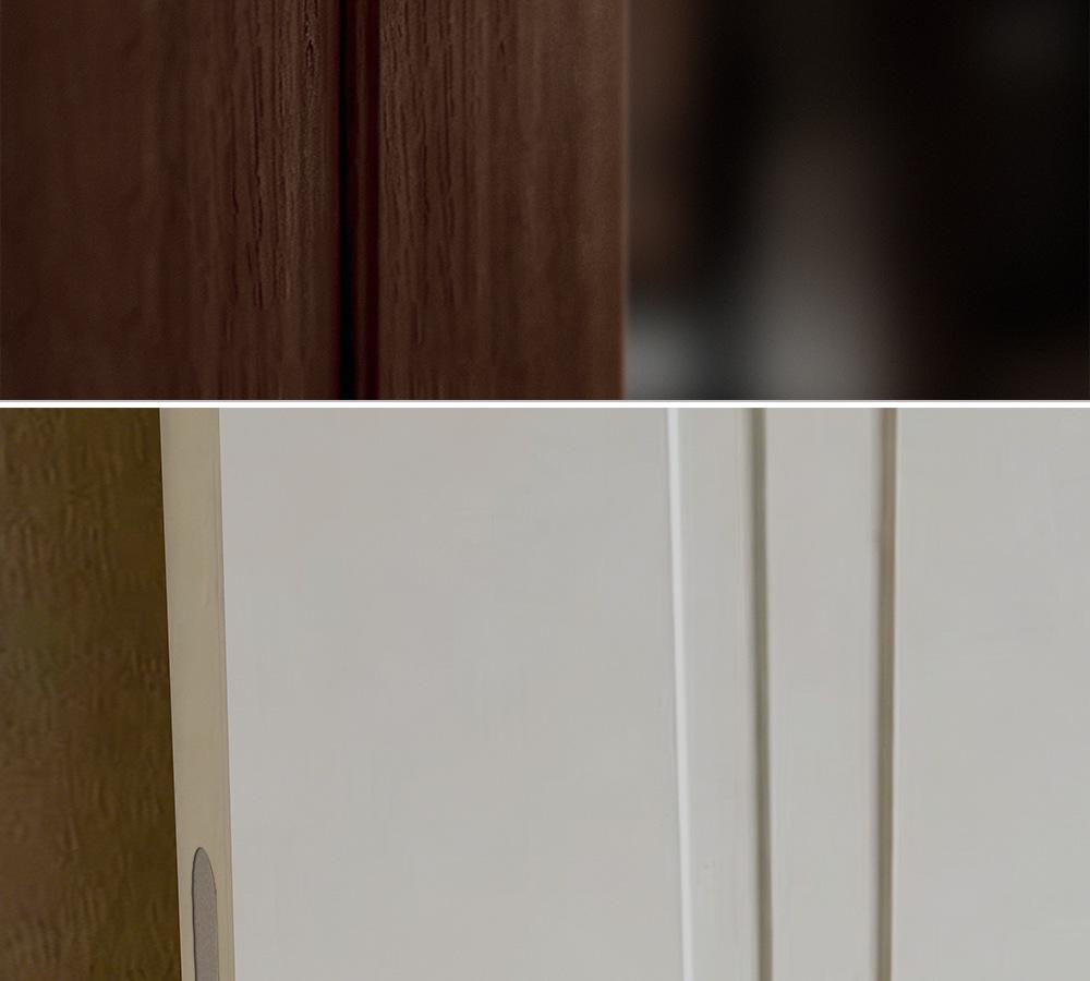 BAGB Silent Luxury Wooden Bedroom Door Handle Lock
