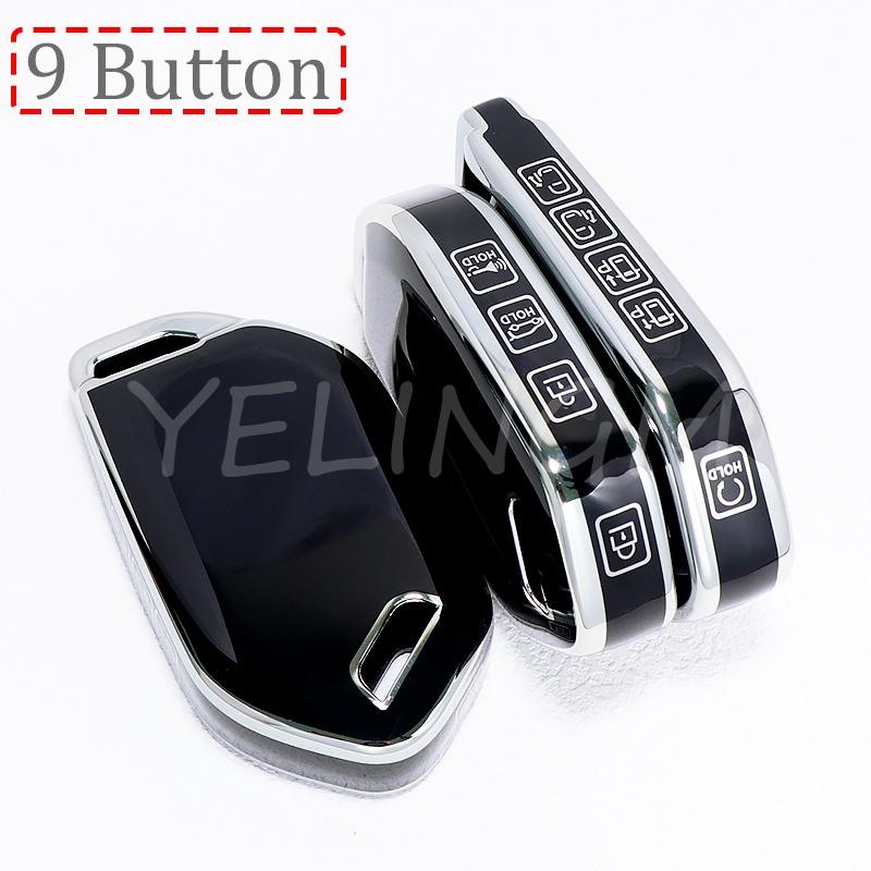 NCUD9 Car Key Case Fob New Key Cover for Kia Picanto Sorento MQ4 Carnival KA4 Morning K5 Carens EV9 Seltos 2024 2025 for Kia