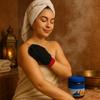 Black Soap with Nila 200g + Kessa Glove + Pumice Stone – Skin Brightening Moroccan Spa Set