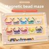 New Toddler Montessori Toys 2 in 1 ABS Magnetic Color & Number Maze with Drawing Board Color Sorting Counting Matching Toy