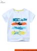 Boys' Pure Cotton Cartoon Print Korean-Style T-Shirt for Spring/Summer 2026