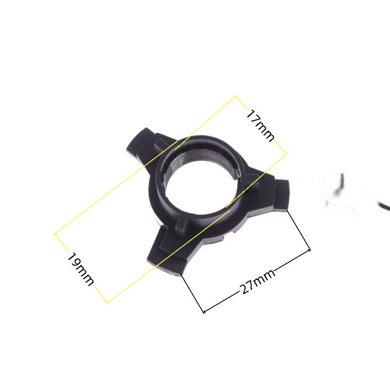2/10Pcs For Kia K3 K4 K5 Sorento H7 Led Adapter Holder For Hyundai  Santafe/Tucson/Qashqai Sonata 9Th Headlight Lamp Base