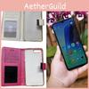 Color Solid Leather Mobile Phone Case With Card Bag For Iphone 7 7 Plus Gift