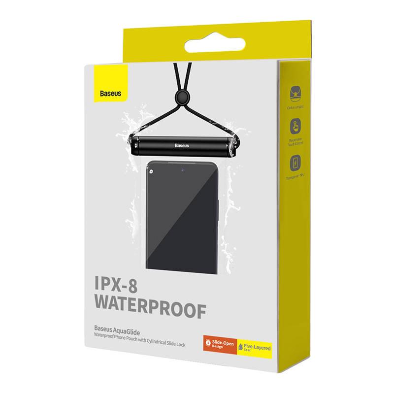 Waterproof Case Baseus Aquaglide with Cylinder Lock (Black)