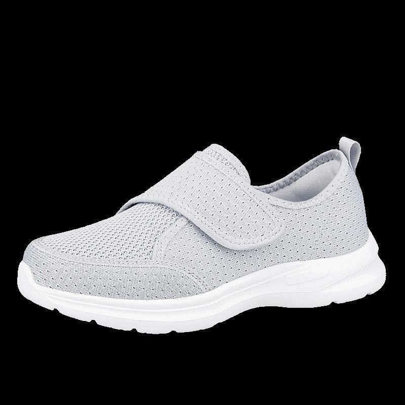 

Большого размера осенне-зимние новые прогулочные туфли для пожилых людей зимние нескользящие на липучке с большим отверстием туфли для мамы среднего и пожилого возраста туфли для папы 45