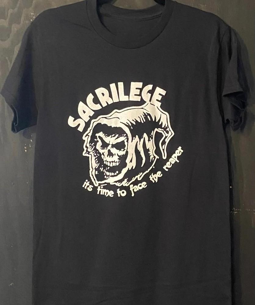 

SACRILEGE Time To Face The Reaper Black S-5XL T-Shirt TA574 Unisex T-Shirt XXL