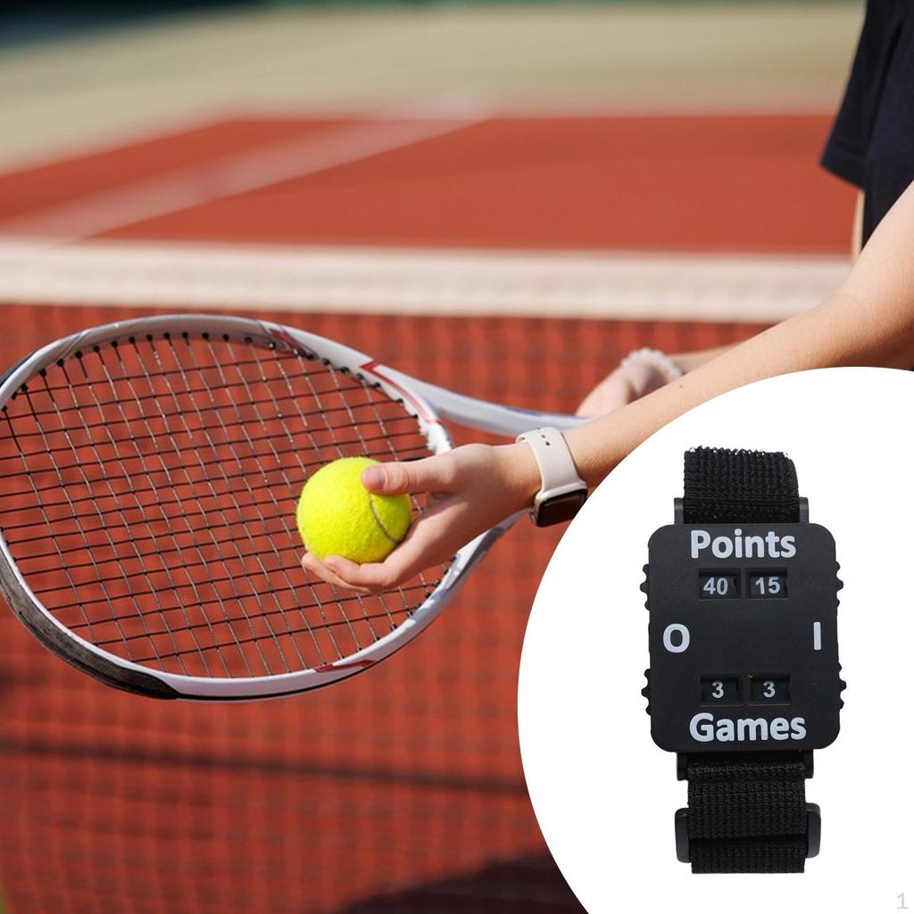 Nastavitelný počítadlo bodů na zápěstí pro tenis, volejbal a fotbal. Značkovací náramek