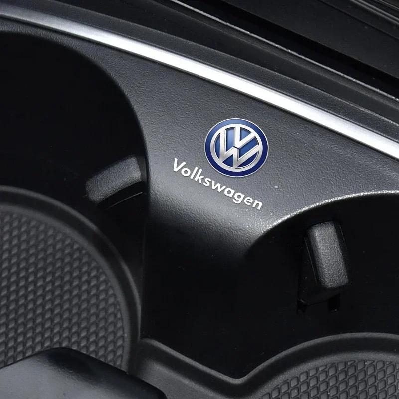 1/2/10PCS Car Styling Interior Sticker Badge Decoration Accessories for VW Volkswagen Golf Polo Passat Touran Car Styling