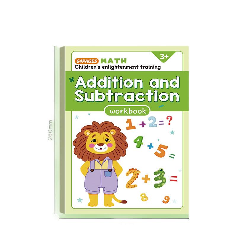 Kindergarten Mental Math Workbook: Fun Cross-Border Addition & Subtraction Within 10 with Picture Equations