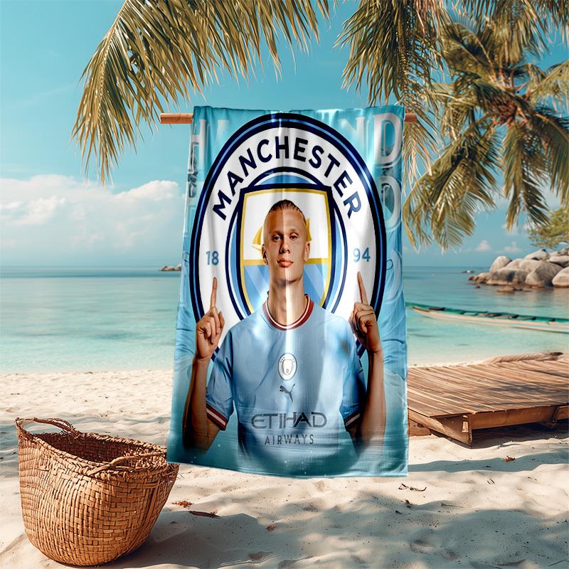 Proof Beach Towel with Haaland Pattern - Soft,absorbent,quick-drying,machine Washable - Perfect for Swimming,camping,bathing