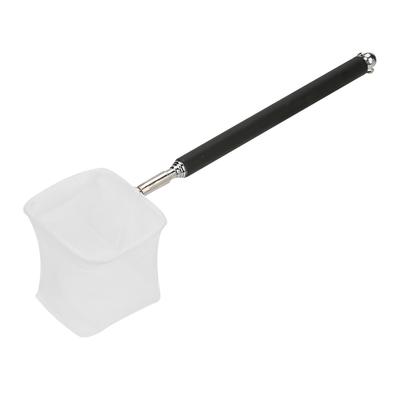 Reguliuojamas mini žvejybos tinklo kotas akvariumo bakui, krevetėms 20-57,5 cm prailginamas(Juodas Kvadratas)