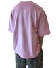 ATTENTIONROW Edition 8. Smoke Washed Oversized Pigment Short Sleeve T-Shirt (Pink)