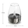 Stainless Steel Solar Candles Light Waterproof Design Night Light Flameless Solar Candles LED Light Atmosphere Light