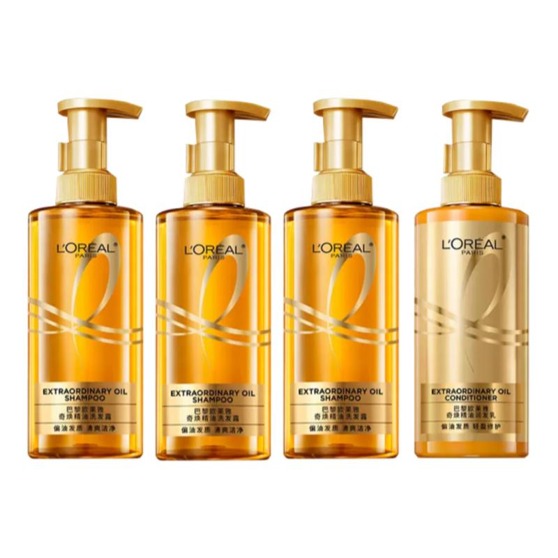 Loreal Paris The second generation Daijin Cleansing and Care Set repairs Second-generation Daikin Bottle Washing Kit-Shampoo 440ml3Conditioner 440ml золотой