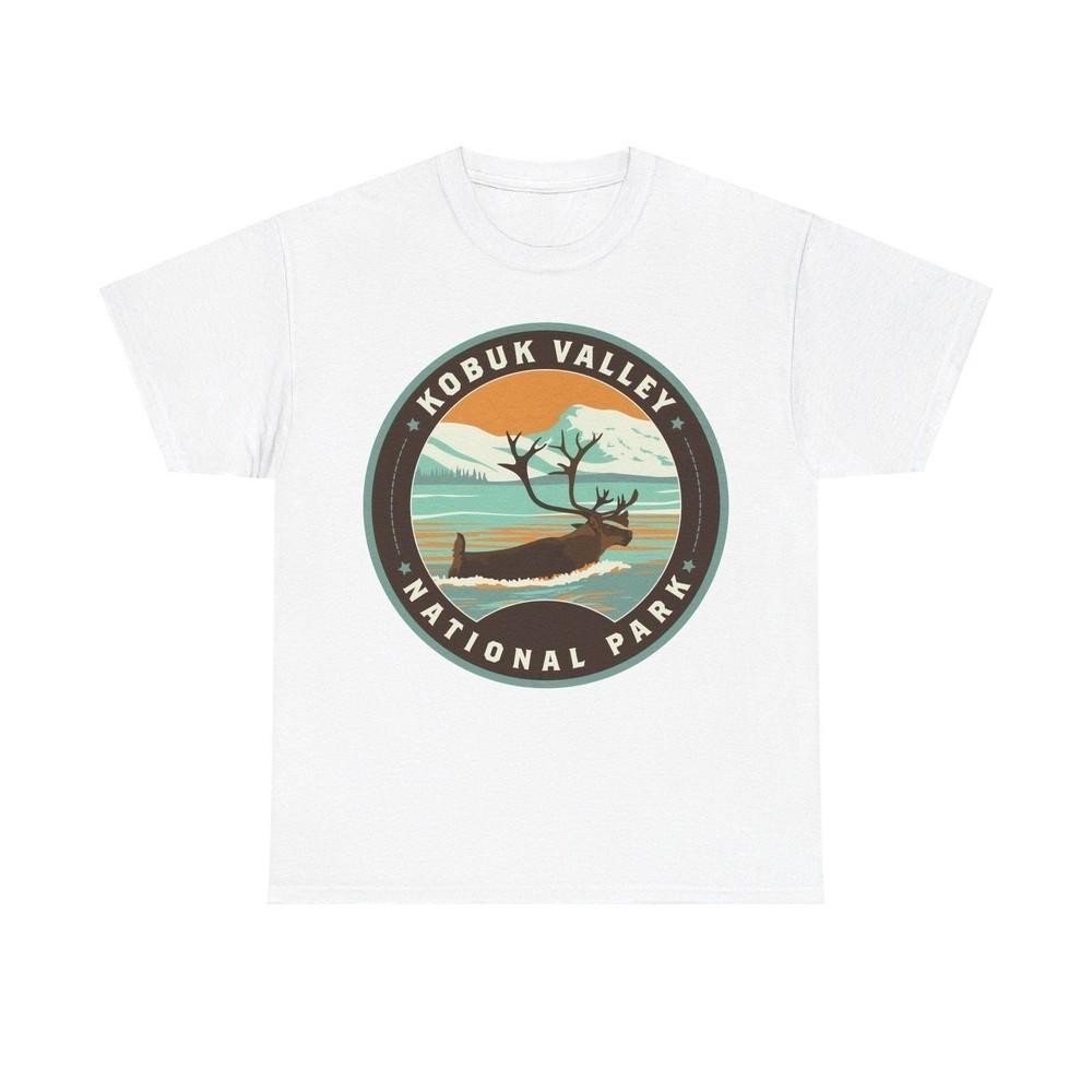 

Kobuk Valley National Park Alaska Round Logo T-shirt 4XL
