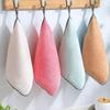 5pcs Kitchen Daily Dish Towel Cloth Kitchen Rag Non-stick Oil Thickened Table Cleaning Cloth Double-layer Absorbent Microfiber