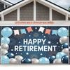 Party Backdrop Blue White Photo Booth Background Front Door Decor