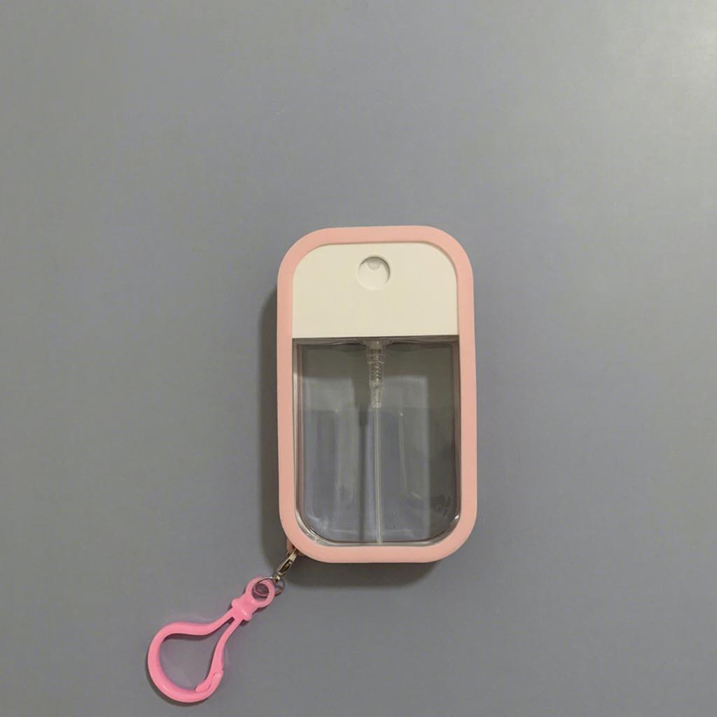 50ml Cellphone Shaped Square Crystal Spray Bottle Travel Alcohol Perfume Hand Sanitizer Mist Mini Spray Credit Card Keychain 50ML Empty bottle, without hand sanitizer