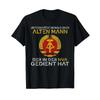 Unisexs T Shirt With Gerunisex Text Underschatz Nie Einen Old Unisexn Der In Nva Gedient Hat Black Vintage Washed Graphic Stretched