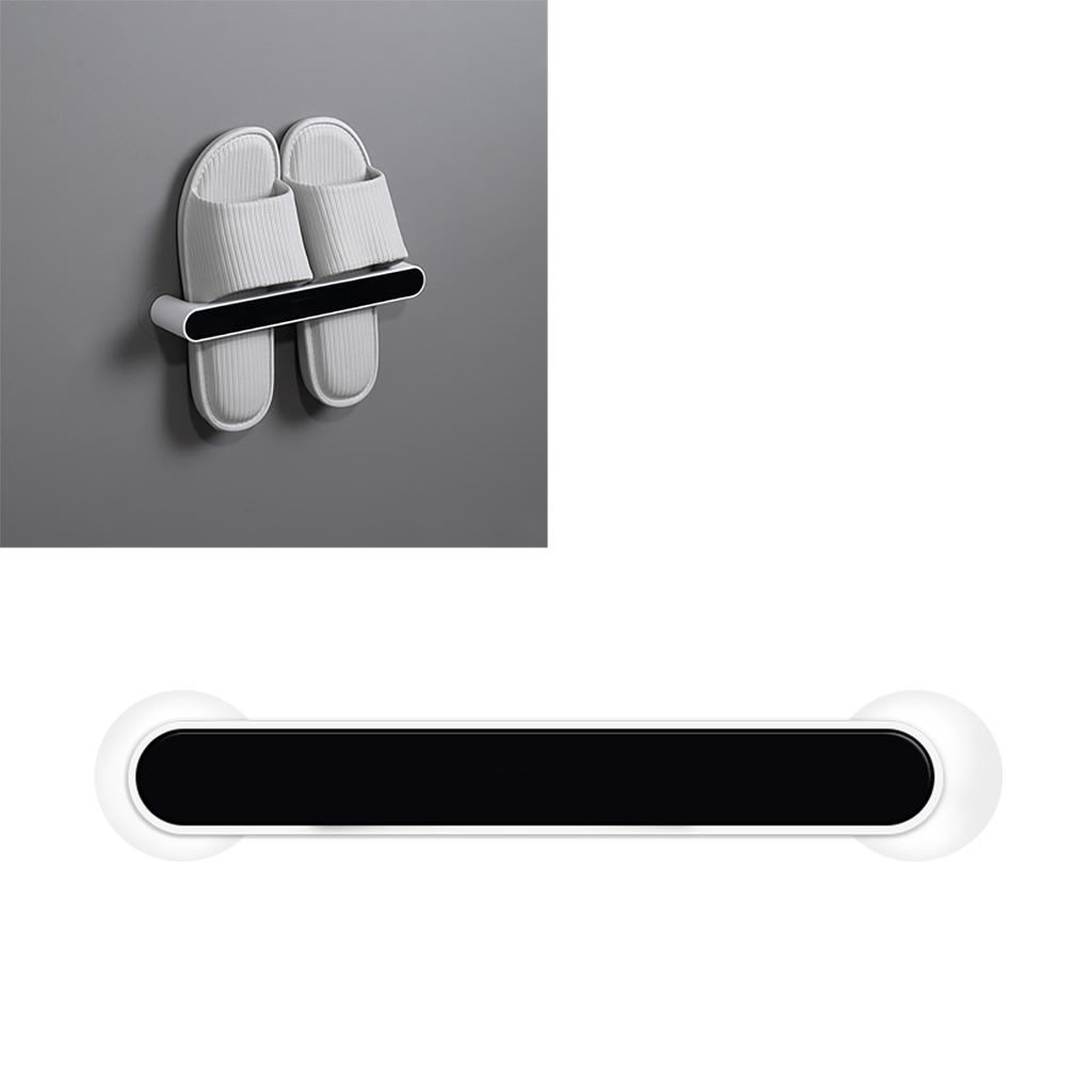 Suction Cup Rack for Slippers Slim Thickness Sucker Free Nail Free Punch Free Slippers Towel Storage Rack