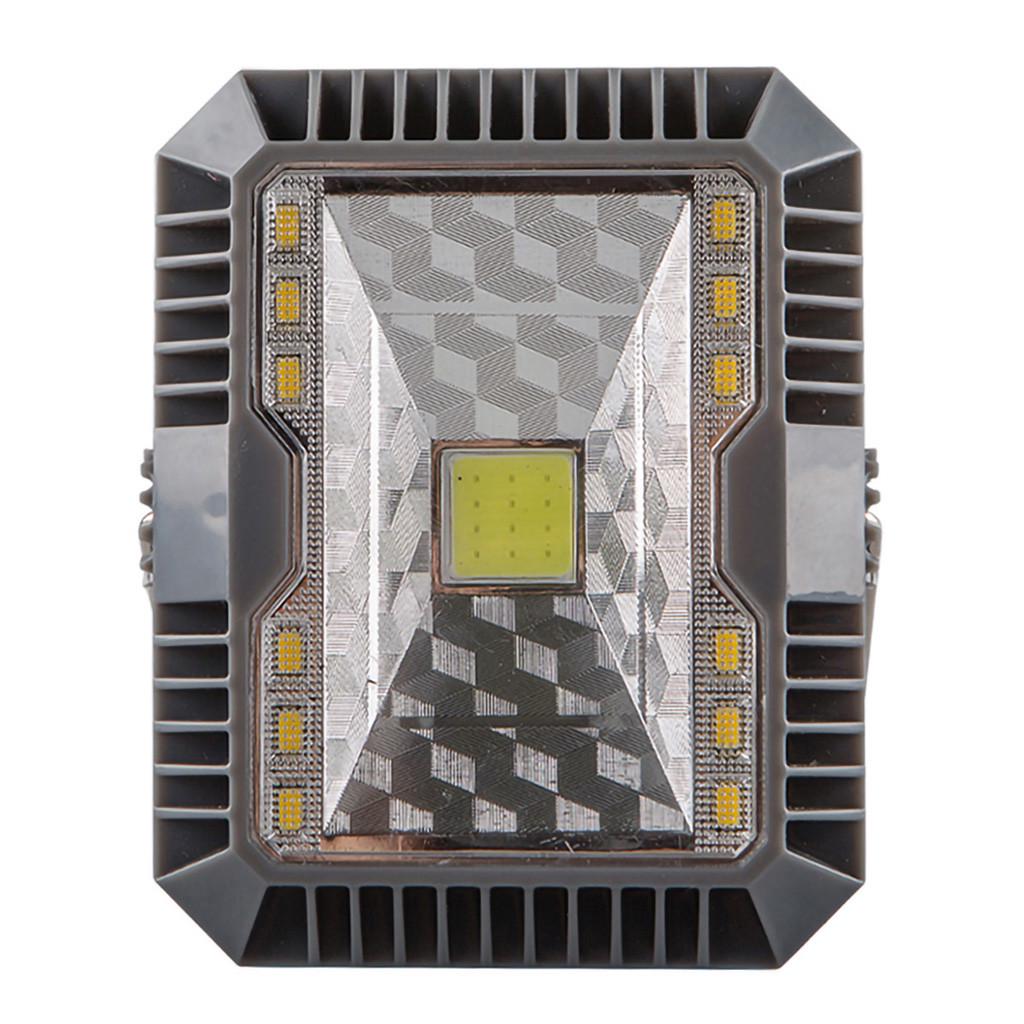 

COB Кемпинговый светильник USB зарядка на открытом воздухе Солнечный светодиодный настенный светильник Портативный тентовый светильник Многорежимный проектор аварийное освещение серый