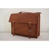 16 In Leather Satchel Messenger Bag Laptop Briefcase Office School Shoulder Bags