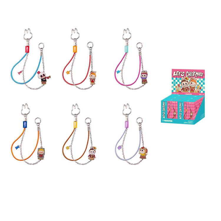 New POP MART THE MONSTERS Chinese Chess Adventure Collection Pendant Blind Box Products Single Mystery Box/Full Box 6 Pcs PPMT-2501-0081