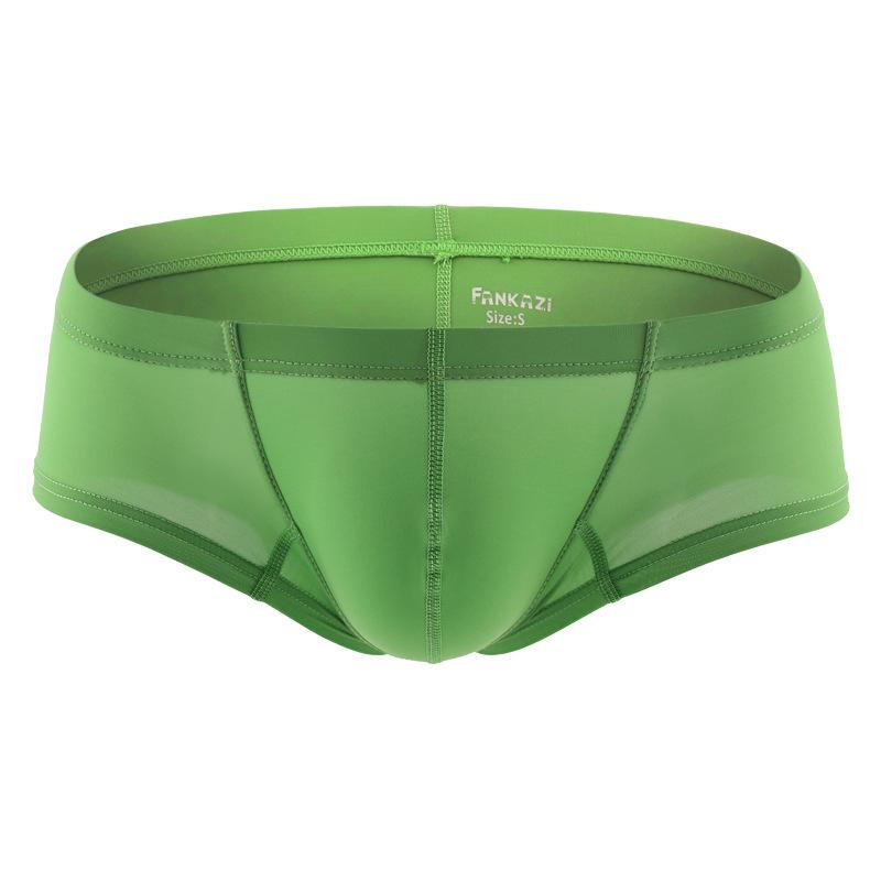 Herren Nylon 3D Beutel Boxer Briefs - Atmungsaktiv & Bequem Unifarbend