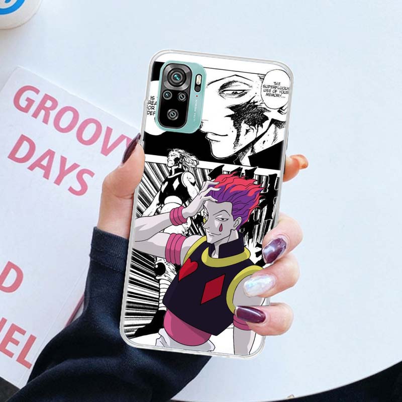 

Чехол для телефона Amine Hunter X Hunter Killua для Xiaomi Redmi Note 10 9 8 11 Pro 10S 11T 11S 9S 8T 7 6 5 9A 9C 9T 8A 7A, чехол с принтом C Redmi 10