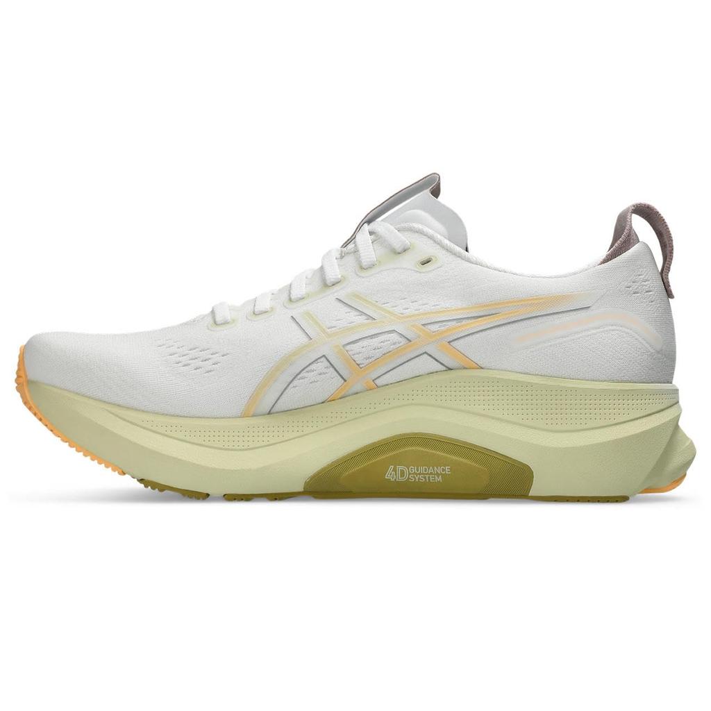 ASICS 32 Running Size 101 2E GEL-KAYANO Shoes, 1011C052, Men's, (White/Orange Glow), 28.5 cm,