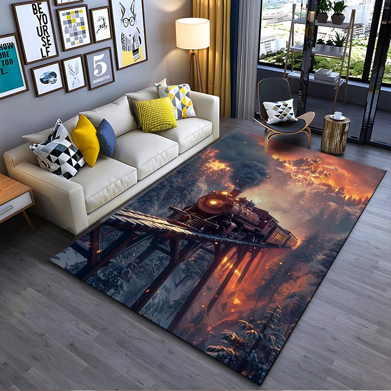 

Adorable Bear Pattern Rug Suitable for use as an anti-slip game mat for living room and bedroom sofas 40x60cm( 15x23in )