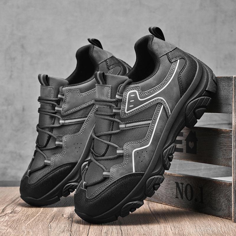 Fashion Spring summer mesh men's breathable outdoor casual shoes thin hiking sports casual shoes simple comfortable men's shoes