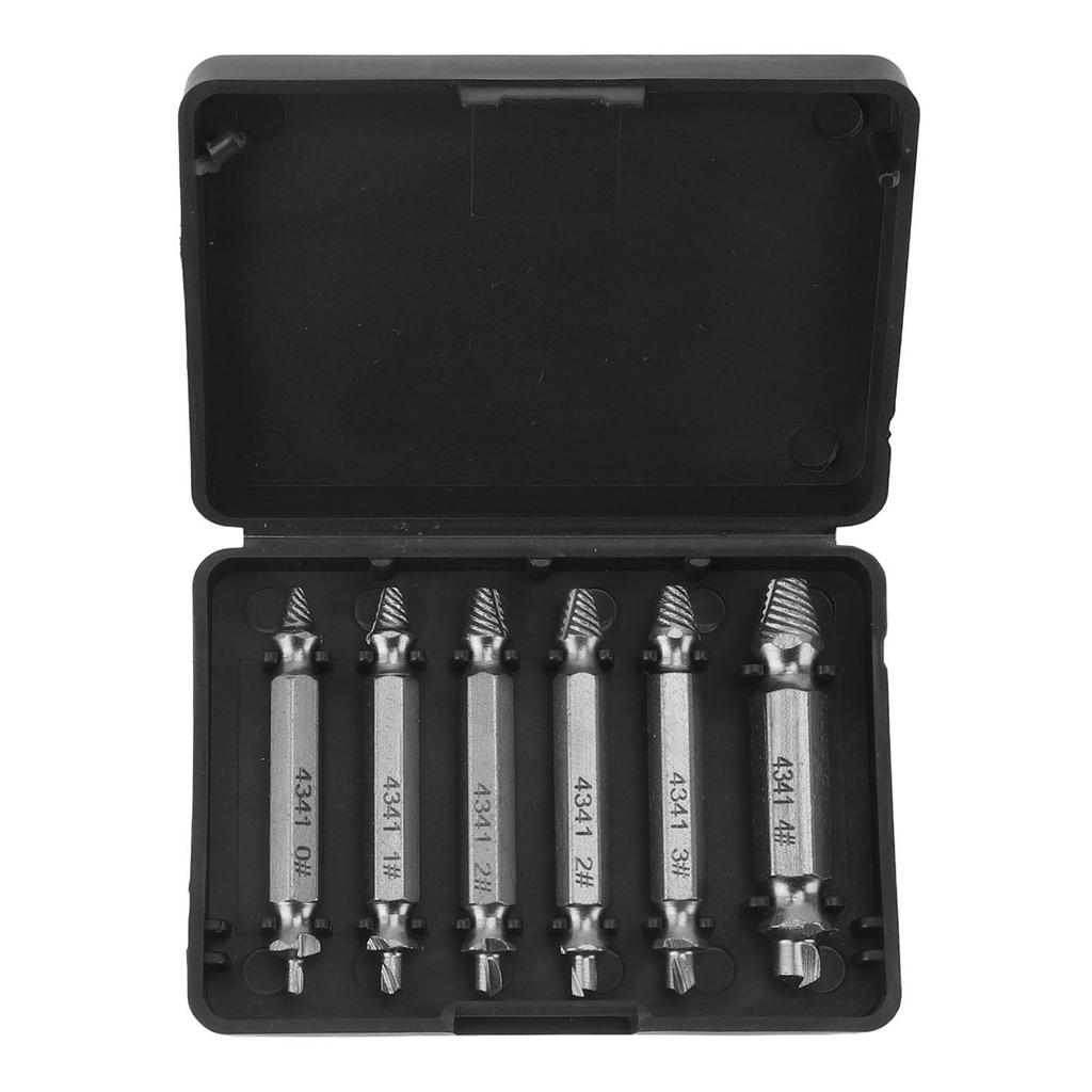 Stripped Screws Remover Damaged Screw Extractor Set Broken Stripped Remover Screws Removal Tool HSS Nuts  Drill Bit Tools