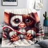1pz Coperta in Flanella con Stampa Gremlins, Alta Qualità per Tutte le Stagioni, Arredamento per la Casa, Calore e Comfort, Perfetta per Regali di Natale