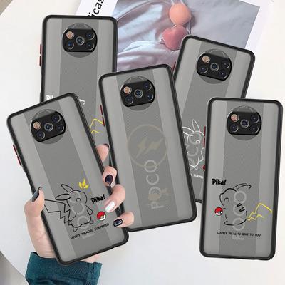 Coque Anime Pokémon Japon pour Xiaomi Mi Poco X3 NFC M3 11 10 12 9T 11T 10T Pro Note 10 Lite Coques de Téléphone Dures Mattes