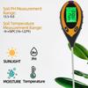 2/3/4/5 In 1 Soil PH Meter Soil Tester Flower Meter Moisture Meter Temperature Sunlight Intensity Analysis Acidity Garden Tool