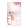 Hamamonyo Tenugui Towel - Large Cherry Blossoms and Dreamy Love Cat, 100% Cotton, Approx. 34cm x 90cm