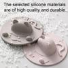 Silicone Cup Lid Cat Design Spill Proof Cup Cover with Tea Bag Slot Heat Resistant Non-Slip Microwave Safe Mug Cover for Coffee Tea Milk Cups